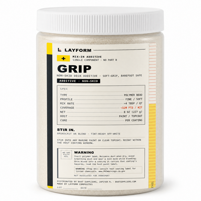 Layform Non-Skid Coating Additive, Grip, 16 oz