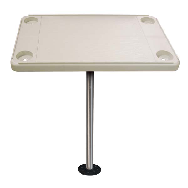 JIF Rectangular Table Kit w/ Surface Mount - Ivory