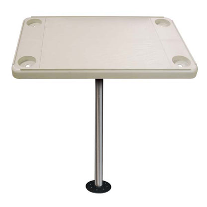 JIF Rectangular Table Kit w/ Surface Mount - Ivory