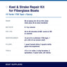 Keel & Strake Repair Kit for Fiberglass Boats specifications