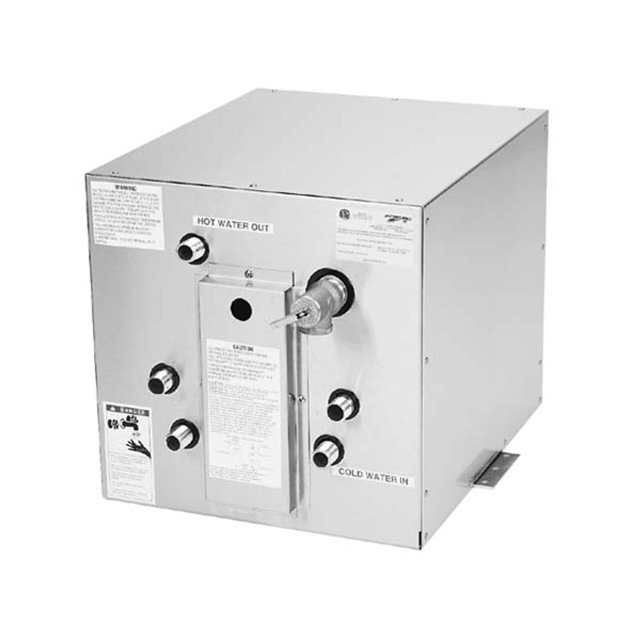 Kuuma 120V 6 Gallon Water Heater - Side Mount, Front Heat Exchange