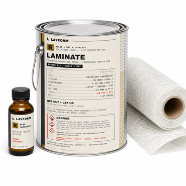 Layform Laminating Resin Kit, Epoxy with Fabric