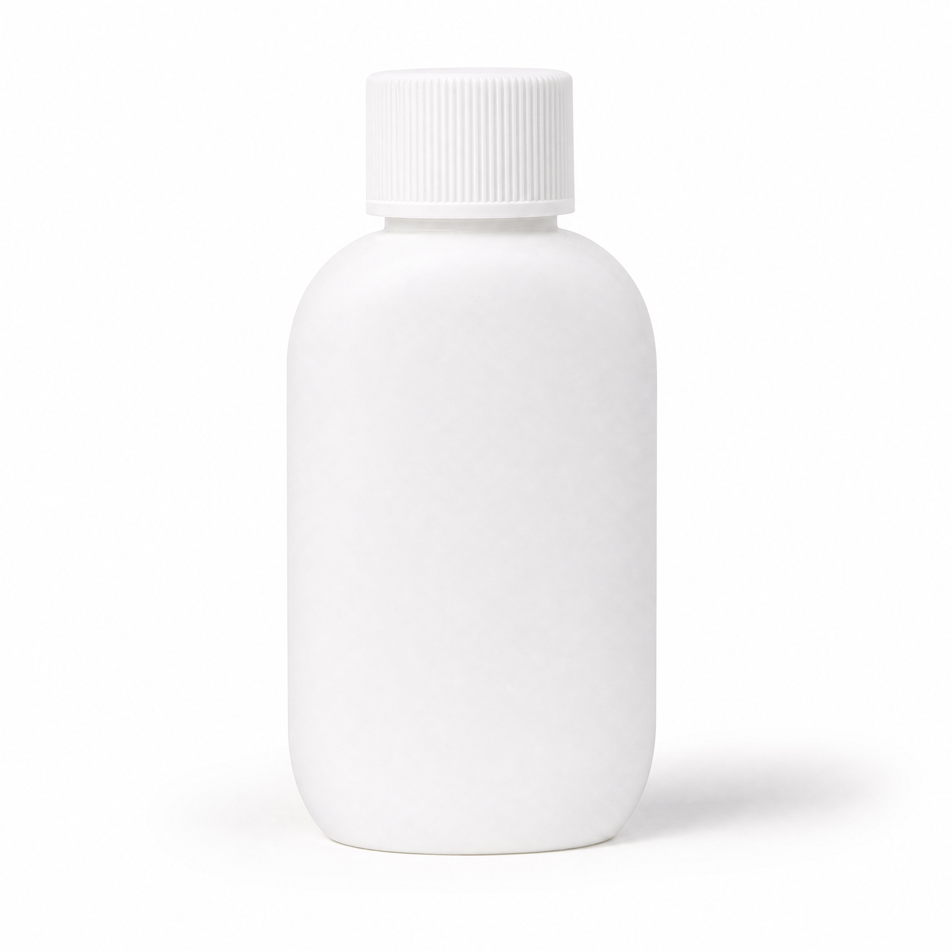 2oz white LDPE plastic squeeze bottle with 24mm neck