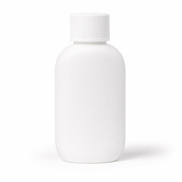 2oz white LDPE plastic squeeze bottle with 24mm neck