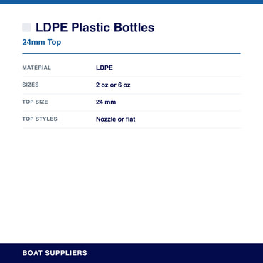 LDPE Plastic Bottles specifications