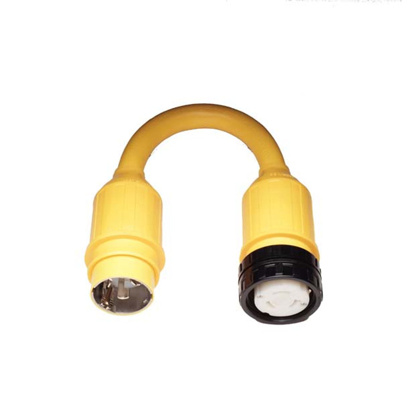 Marinco Pigtail Adapter 50 Amp Female Boat to 50 Amp Male Dock