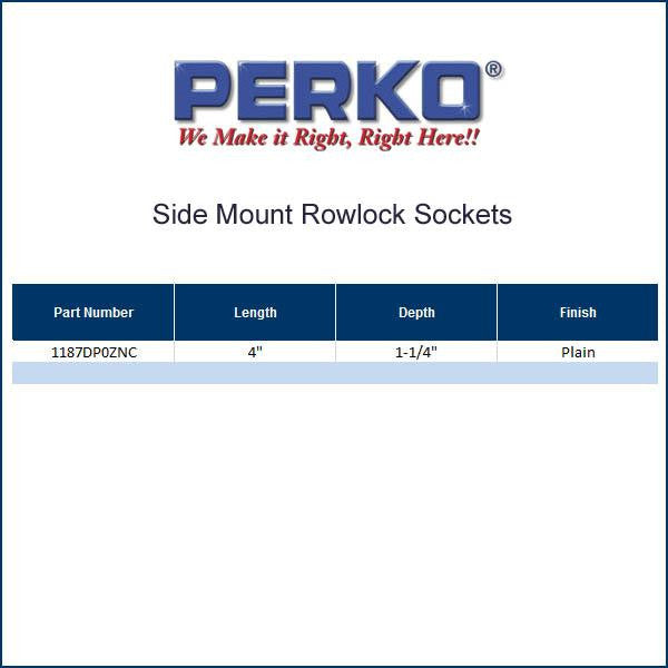 Perko Side Mount Oar Lock Sockets