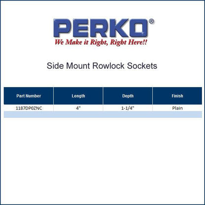Perko Side Mount Oar Lock Sockets
