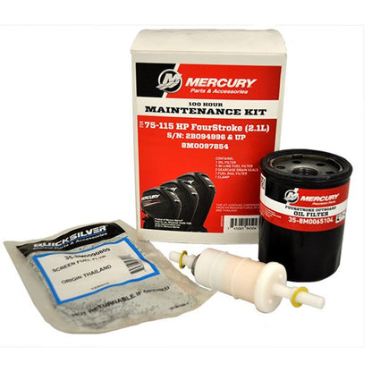 Mercury 100-Hour Service Kit - 75-115 HP FourStroke (2.1L) - 2B094996 & Up