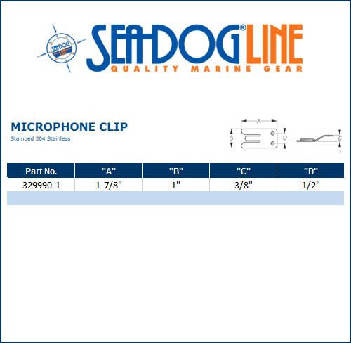 S.S. Microphone Clip