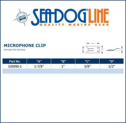 S.S. Microphone Clip