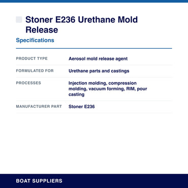 Stoner E236 Urethane Mold Release specifications