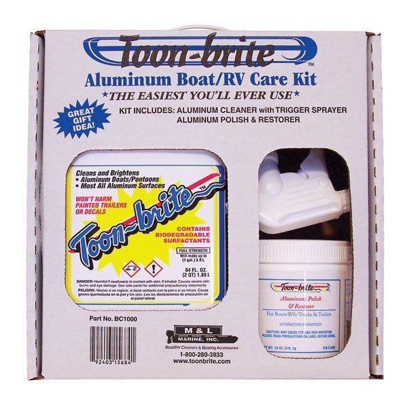 Toon-Brite Pontoon & Aluminum Boat Cleaner Care Kit