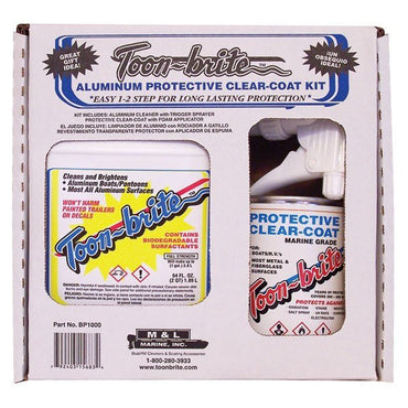 Toon-Brite Aluminum Cleaner and Clear Coat Kit