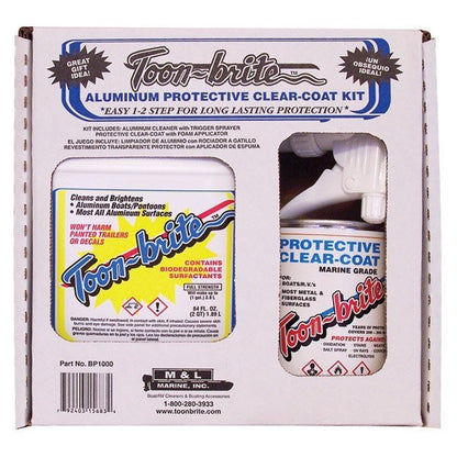 Toon-Brite Aluminum Cleaner and Clear Coat Kit