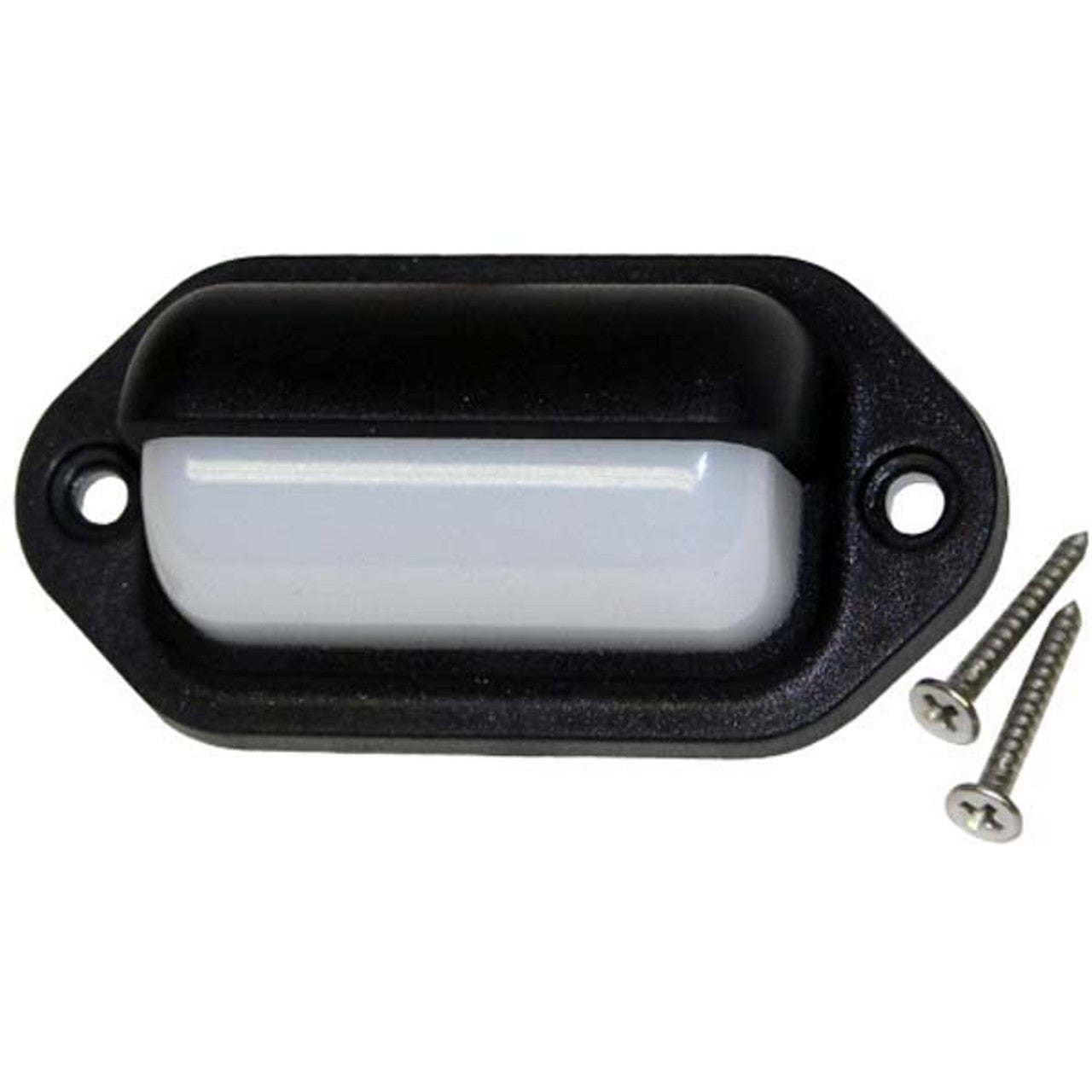 Chrome Bezel - 2 White LEDs