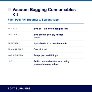 Vacuum Bagging Consumables Kit specifications