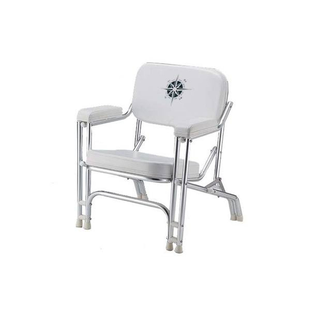 GEN 3 Padded Aluminum Deck Chair w/ Compass Logo