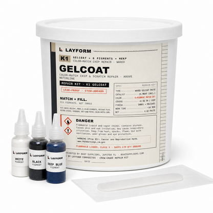 Layform Yacht Kit K1, Gelcoat Repair System